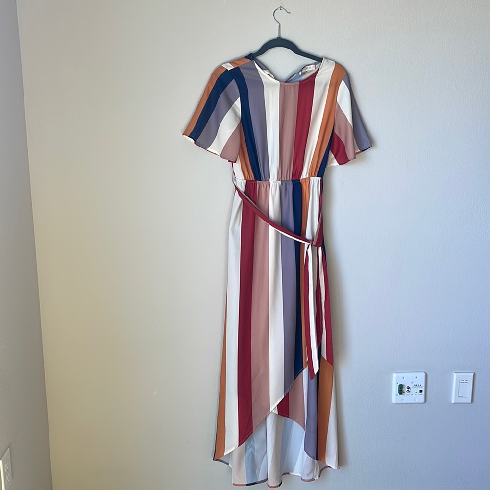 Roolee Striped Maxi Dress